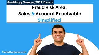 Fraud Risk Area Sales and Account Receivable  Auditing and Attestation  CPA Exam [upl. by Jaymie]