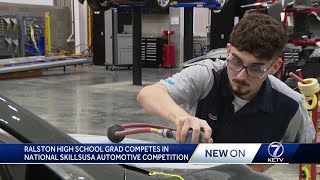 Ralston High School grad competes in National SkillsUSA competition [upl. by Earezed]