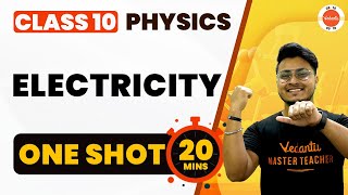 Class 10 Electricity One Shot Revision in 20 Mins  NCERT Class 10 Science Chapter12  CBSE 2024 [upl. by Esinad524]