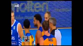 Spanoulis  Taylor altercation [upl. by Attekal763]