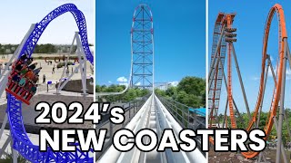 Ranking our Most Anticipated New for 2024 Roller Coasters Around the World [upl. by Carlson]