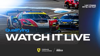 Ferrari Challenge North America  Las Vegas Qualifying [upl. by Aryt636]