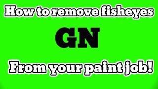 How to remove fisheyes from your paint job DIY AUTOBODYfisheye removal [upl. by Gottuard]