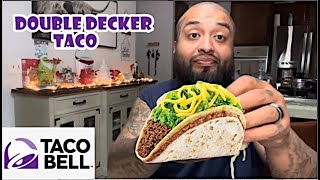 Taco Bell  Double Decker Taco Is Back new tacobell review funnyvideo foodie mukbang [upl. by Valentine467]