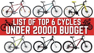 Best Cycles Under 20000 in India  MTBs and Hybrid Bikes [upl. by Phelan261]