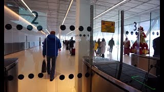 Sweden Stockholm Tallink Silja Line terminalen boarding cruise ship MS Isabelle to Riga [upl. by Imrots]