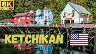 【8K】Alaska Ketchikan Walk  Part 1 [upl. by Antoine902]