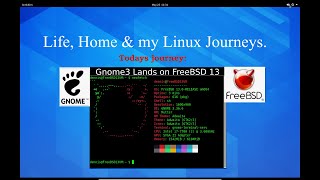 Gnome on FreeBSD13 From iso to Gnome3 Desktop FreeBSD Old School But Cool School Solid For Years [upl. by Nednarb]