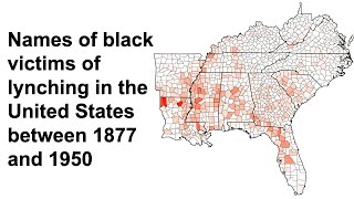 A history of lynching in the United States 18771950 that provides the names of Black victims [upl. by Joachima]