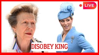 ROYAL FAMILY IN SHOCK PRINCESS ANNE AND ZARA TINDALL DEFY KING CHARLESS ORDERS [upl. by Kcirtapnhoj385]