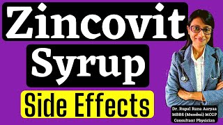 ZINCOVIT SYRUP SIDE EFFECTS  ZINCOVIT SYRUP ke nuksaan  Dr Rupal Explains [upl. by Flip498]