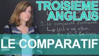 Le comparatif  Anglais  3e  Les Bons Profs [upl. by Eseerahs]