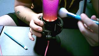 NO TALKING FAST AND AGGRESSIVE ASMR  MIC BRUSHING [upl. by Eiggep273]