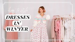 EASY WAYS TO WEAR DRESSES IN LATE FALL EARLY WINTER 2022 [upl. by Leohcin]