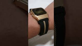 Transforming the Classic Casio F91WM9A with a Black and Gold NATO Strap F 91W casio [upl. by Norman]