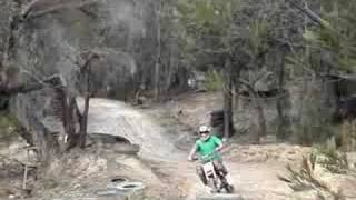 Riding 160cc on mad mini track in Sydney [upl. by Elsy]