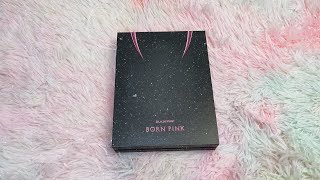 UNBOXING BLACKPINK 2nd Album Born Pink Pink Version w YG Select POB [upl. by Garold]