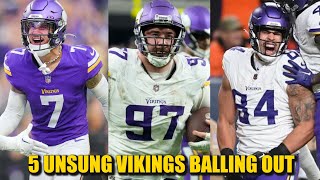 5 Unsung Minnesota Vikings Quietly Having Career Years [upl. by Leong]