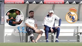 Bonne Nouvelle ✅ Carvajal rend visite a ses coéquipiers à lEntrainement Brahim Diaz est de Retour [upl. by Anaynek417]