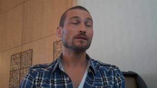 Andy Whitfield oneonone interview Part 1 [upl. by Aim]