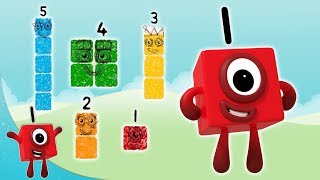 Numberblocks  Stampolines  Learn to Count  Learning Blocks [upl. by Wulfe]