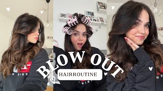 Blow out Hairtutorial 💕 [upl. by Carlota422]