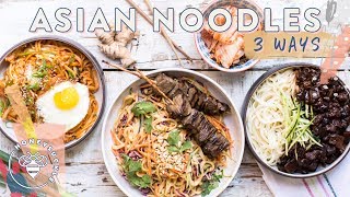 3 INCREDIBLE ASIAN NOODLE DISHES  HONEYSUCKLE [upl. by Regor]