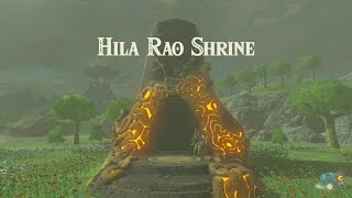 Breath of the Wild  Hila Rao Shrine Guide Location Puzzle Chest [upl. by Adalie]