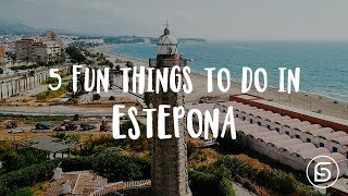 5 Fun Things To Do In Estepona Costa Del Sol  Estepona Old Town amp Beach [upl. by Arakat]