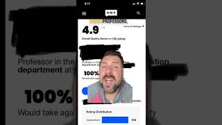 Rate My Professor professors teachersofyoutube ratemyprofessor [upl. by Desdee]