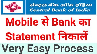 Central Bank ka Online Statement Kaise Nikale Cent M Passbook Se PDF Statement Nikale [upl. by Carberry229]