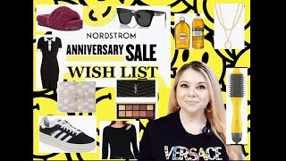 Nordstrom Anniversary Sale Wishlist Beauty Clothes Shoes Sunglasses Jewelry NSALE shopping [upl. by Hali]