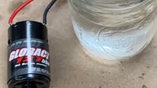 Traxxas Slash Water break in procedure on Globact 12t 550 brushed motor from Amazon [upl. by Chloette974]