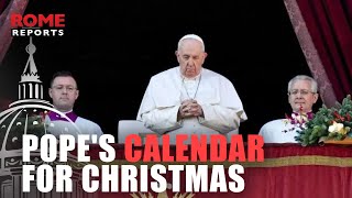 Pope Francis busy schedule during the Christmas season [upl. by Fish434]