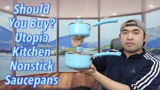 Should You Buy Utopia Kitchen Nonstick Saucepans [upl. by Mirna]