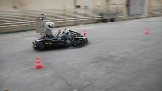 Autonomous gokart driving at 12 kmh [upl. by Shelli]