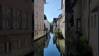 Calm day in Esslingen Germany ❤️ esslingen estival travel germany calmwater badenwuerttemberg [upl. by Kerk]