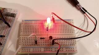 Arduino  Controlling LED  12V using NPN Transistor [upl. by Belva]