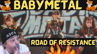 Metal DudeMusician REACTION  BABYMETAL  Road of Resistance Live at PIA Arena 2023 Clear Night [upl. by Angelico]