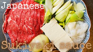 How to make Sukiyaki Sauce by kurumicooks authentic easy tasty healthy Japanese home cooking [upl. by Guimond447]