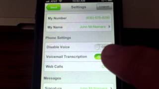 SendHub Free VOIP iPhone App Review [upl. by Eibba]