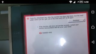 Fix Error quotE0000200000quot in Canon Image Runner 32351 32451 etc [upl. by Paehpos88]