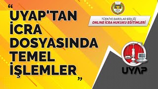 UYAPtan İcra Dosyasında Temel İşlemler [upl. by Grantham]