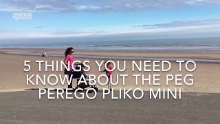 5 things to know about the Peg Perego Pliko Mini stroller  MadeForMums vlogger review [upl. by Auof80]