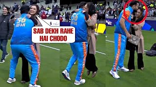 Irfan Pathans wife felt shy when Irfan Hugged amp Kissed her after winning WCL Final against Pakistan [upl. by Cartwell]