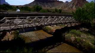 Swinging Bridge San Rafael Swell Utah [upl. by Rotce]