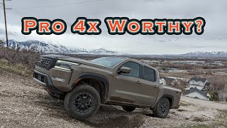 2023 Nissan Frontier Pro 4x Off Road Review [upl. by Ling]