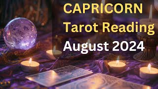 CAPRICORN August 2024♑️ CHANGE OF FORTUNE Monthly Tarot tarotreading [upl. by Enitsugua825]