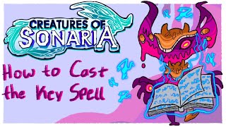 Creatures of Sonaria  How to Cast Fragment Key Spell [upl. by Arrac]