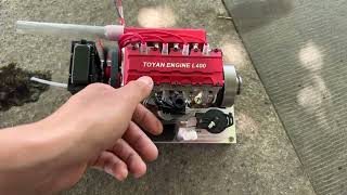 DIY Toyan Engine FSL400  EngineDIY [upl. by Yrakaz]